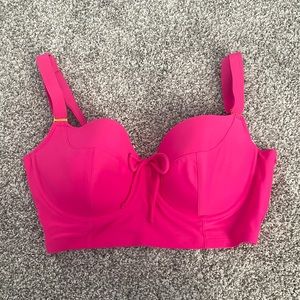 Hot Pink Bikini Top